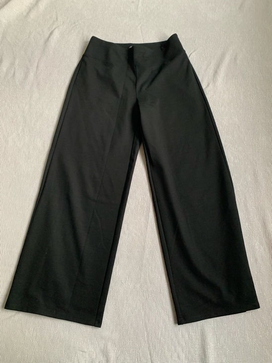 Eileen Fisher Pants - Eileen Fisher Women's Medium Black Wide Leg Pull On Pants Soft Ponte